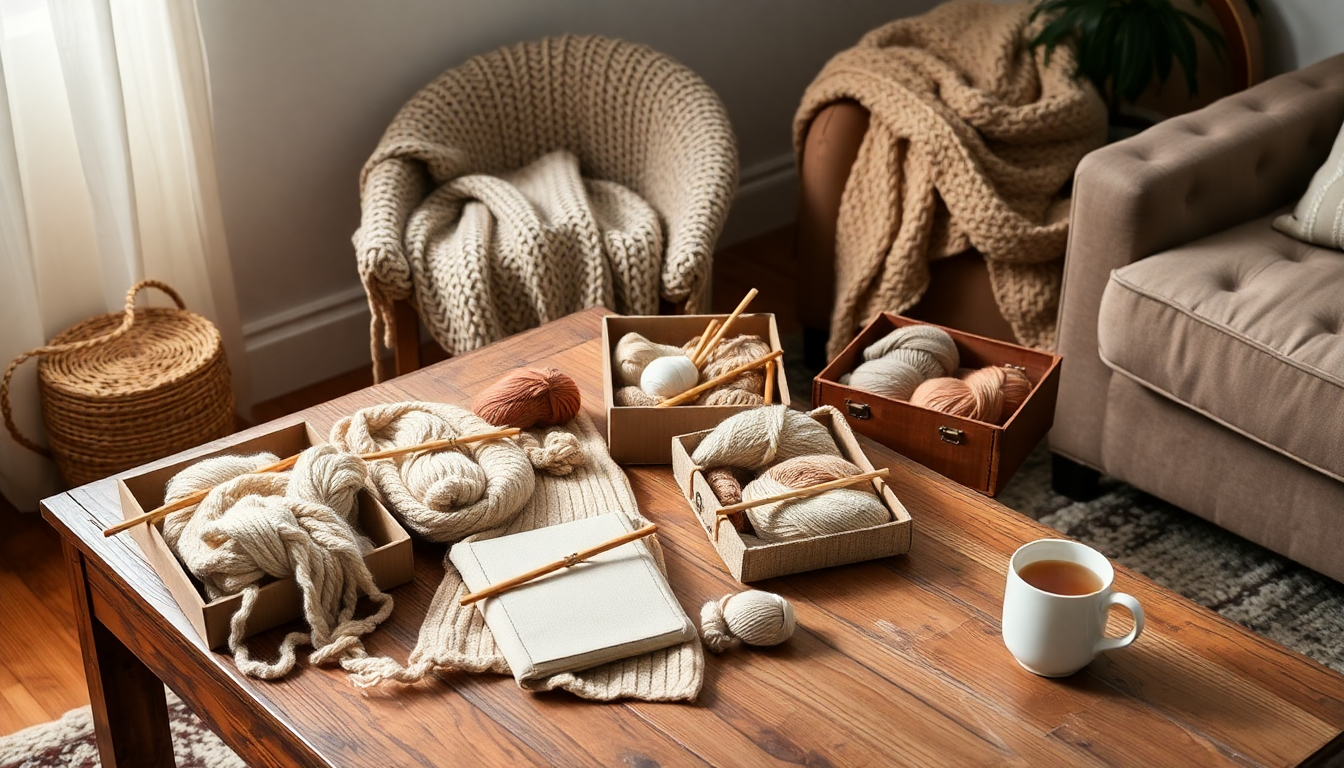 Top 5 Beginner-Friendly Knitting Kits for Cozy Evenings