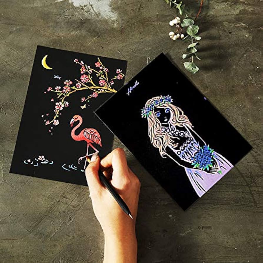 Scratchboards & Foil Engraving