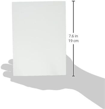 Ampersand Art Supply Wood Gesso Artist Painting Panel: Primed Smooth, 5" x 7", 7/8" Cradled Profile