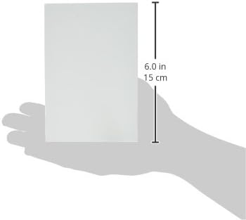 Ampersand Art Supply Wood Gesso Artist Painting Panel: Primed Smooth, 4" x 6", 7/8" Cradled Profile