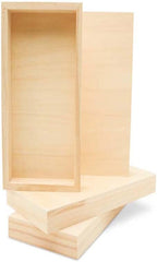 Painting Panels 6 x 24 x 1-1/2-inch, Pack of 4 Blank Wooden Signs for Crafts, Wood Cradled Panels for Home Decor, by Woodpeckers