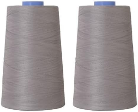 Connecting Threads Essential Cotton Thread 5000 Yard Cone Set of 2 (Grey)