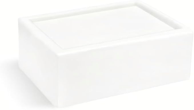Crafter's Choice Premium Glycerin Melt and Pour Soap Base for Soap Making and DIY Crafting Projects, 5LB Block (Ultra White)