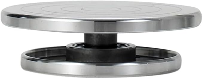 Feqsky 4.7''/5.9'' Double Sided Turntable for Ceramic Clay Sculpture Platform Pottery Wheel Aluminum Alloy Rotating Tools