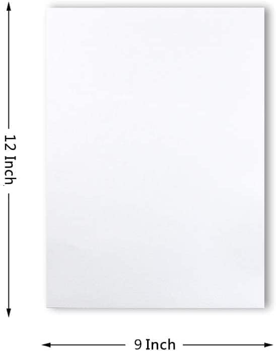 100 Sheets - Watercolor Paper Pads (9"x12") - Premium Thick Pages (220 GSM) - Also Great for Drawing, Finger Painting & Sketching; Easy Tear Design - Natural White; Water Color Paper/Watercolor Pads