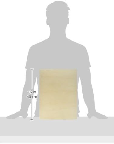 Ampersand Art Supply Unprimed Basswood Artist Panel, 1-1/2" Cradled Profile, 12"x16"