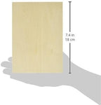 Ampersand Art Supply Unprimed Basswood Artist Panel, 1-1/2" Cradled Profile, 5"x7"