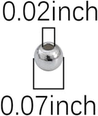 925 Sterling Silver Round Beads 2mm 100pcs for Jewelry Making Findings