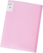 A3 Diamond Pictures Storage Book for Diamond Pictures Kits 30 Pages Diamond Beads Art Painting Portfolio Presentation Storage Book Folder Clear Pockets Pink