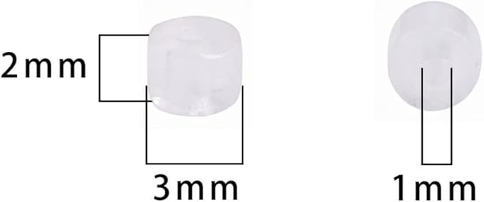 Natural Rose Quartz Spacer Beads Caps Flat Round Loose Beads for Beading Jewelry Making 3mmx2mm 38cm