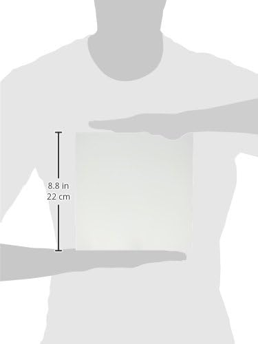 Ampersand Art Supply Wood Gesso Artist Painting Panel: Primed Smooth, 8" x 8", 1-1/2" Cradled Profile