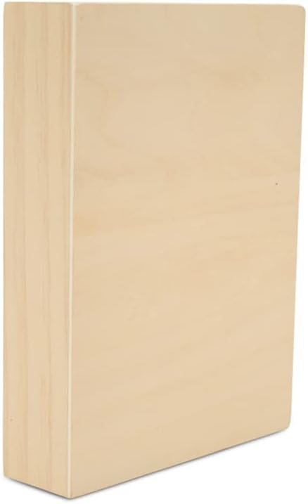 Painting Panels 8 x 10 x 1-1/2 inch, Pack of 2 Blank Wooden Signs for Crafts, Wood Cradled Panels for Home Decor, by Woodpeckers