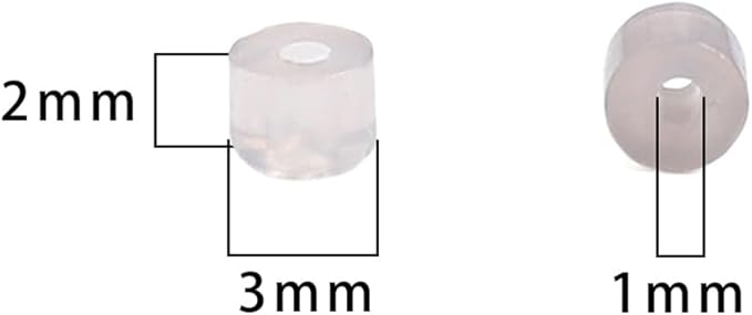 Natural Gray Agate Spacer Beads Caps Flat Round Loose Beads for Beading Jewelry Making 3mmx2mm 38cm