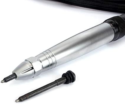 SI FANG Scribe and Engraving Pen Air Micro Die Grinder Kit for for Glass/Ceramics/Metal Sheet,Grinding Cutting Mini Pencil Pneumatic Polishing Engraving Tool