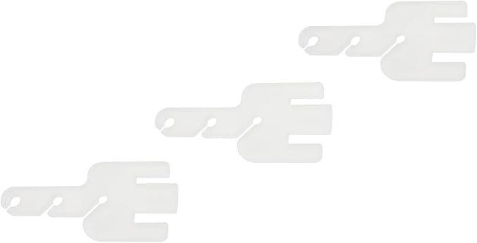 LBTODH 3PCS Yarn Tensioner Adapters Removable Transparent Tension Rods Acrylic Knitting Machine Accessories for Express Knitting Machines