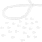 Natural White Agate Square Stone Beads 4x4mm 85pcs Cube Loose Semi Gemstone Beads for Jewelry Making Design