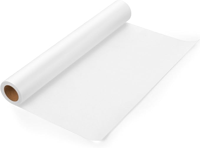 Tracing Paper Roll 12in x 25yd, White Trace Paper Pattern Paper Translucent Tracing Paper for Sewing, Drawing, Sketching, Gift Wrapping