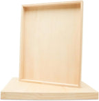 Large Birch Painting Panel 16 x 20 x 1-1/2-inch, Pack of 4 Wood Canvas Boards for Painting, Blank Signs for Crafts, by Woodpeckers