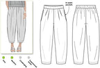 Style Arc Sewing Pattern - Ethel Designer Pant (Sizes 18-30)