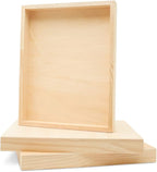 Birch Painting Panel 11 x 14 x 1-1/2-inch, Pack of 6 Wood Canvas Boards for Painting, Blank Signs for Crafts, by Woodpeckers