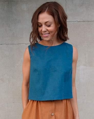Style Arc Sewing Pattern - Bonnie Woven Tops (Sizes 18-30)