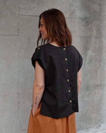 Style Arc Sewing Pattern - Bonnie Woven Tops (Sizes 18-30)