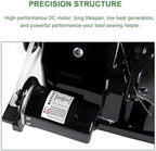 Heavy Duty Serger Sewing Machine - Metal Overlock for Leather, Handheld Coverstitch, Perfect Overlocker for Thick Fabrics - Durable Blue Design