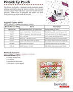 Bernette B64 Airlock Serger Overlocker with Air Threading | 1300SPM, 16 Stitches, Free Arm, LED Light, Free Hand System | 6 Overlock Foot Kit Extension Table