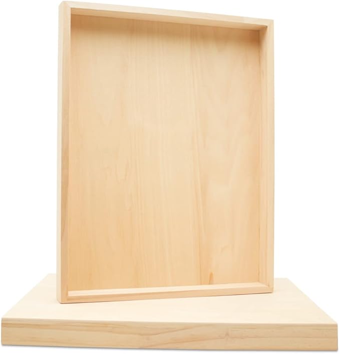 Large Birch Painting Panel 18 x 24 x 1-1/2-inch, Wood Canvas Boards for Painting, Blank Signs for Crafts, by Woodpeckers