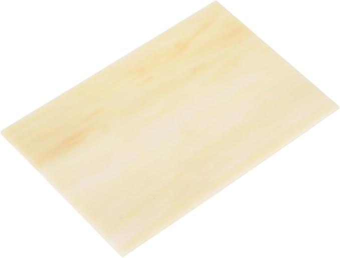 MECCANIXITY Stained Glass Sheet Mosaic Tile 7.9 Inch x 5.9 Inch Apricot Stained Glass Sheets for Crafts DIY, Art Project