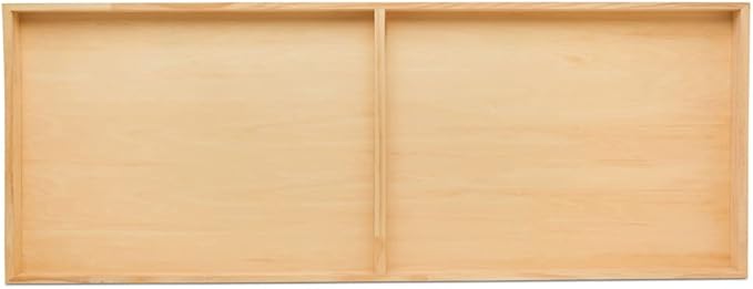 Narrow Wood Canvas 12 x 36 x 1-1/2-inch, Wooden Sign Blanks with Frame for Panoramic Style Photo Display, by Woodpeckers