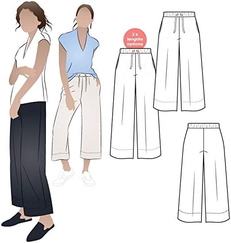 Style Arc Sewing Pattern - Como Knit Pant (Sizes 10-22)