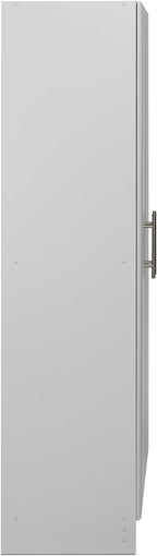 Prepac Elite Tall Garage Storage Cabinet & Pantry Storage Cupboard, 2-Door Freestanding Bathroom or Pantry Cabinet with Adjustable Shelves, 16" D x 32" W x 65" H, Light Gray