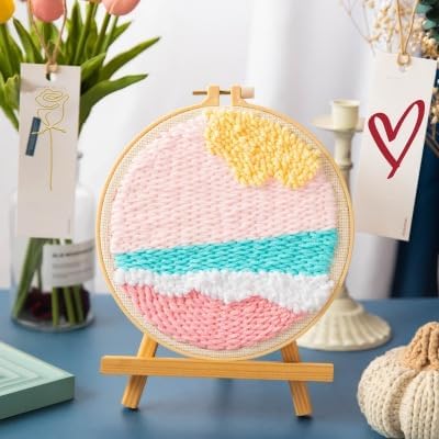 SARBUTER 2 Pcs Simple Wooden Easel Stand, Wood Tabletop Display Easels, Portable Outdoor Sketching Easel for Displaying Photos Decorative Paintings Art Crafts (Wood Easels*2)