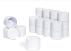 Aroparc White Candle Tins - 8oz, 24 Piece, Straight Sided Bulk Candle Containers for Candle Making Supplies