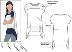 Style Arc Sewing Pattern - Maris Top (Sizes 04-16)