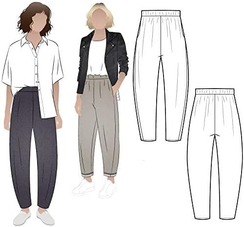 Style Arc Sewing Pattern - Bob Woven Pant (Sizes 04-16)