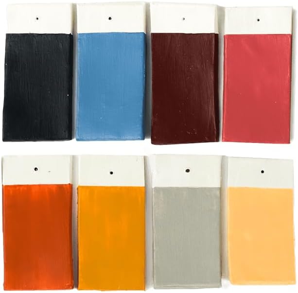 Sculpd Earth Tones Thick Acrylic Paint Set - Professional Acrylic Paint Tubes Set of 8 x 22ml Non Toxic Paint for Wood, Air Dry Clay, Pottery, Canvas, Craft, Fabric, Rocks - Heavy Body Vibrant Colors