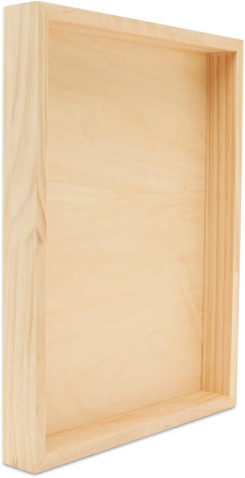 Birch Painting Panel 11 x 14 x 1-1/2-inch, Pack of 6 Wood Canvas Boards for Painting, Blank Signs for Crafts, by Woodpeckers