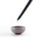 Transon 8pcs Round Watercolor Paint Brush Set Goat Hair for Watercolors,Acrylics,Inks,Gouache,Oil and Tempera Black Color