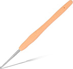 1.5 mm Crochet Hook, Ergonomic Handle for Arthritic Hands, Extra Long  Knitting Needles for Beginners and Crocheting Yarn (1.5 mm)