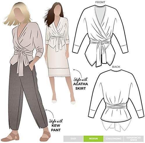 Style Arc Sewing Pattern - Dale Knit Top (Sizes 04-16)