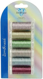 Simthread 6 Colors 3-Ply Metallic Shuttle Tatting Yarn 50 Meters Each for Shuttle Tatting Jewellery lacemaking #2