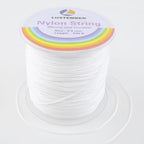 0.8mm Nylon String, Strong Bracelet String, Durable Nylon Cord for Jewelry Making, Bracelets, Beading, Necklaces, Rattail Braiding, Kumihimo, Wind Chimes, Blinds and Handicrafts