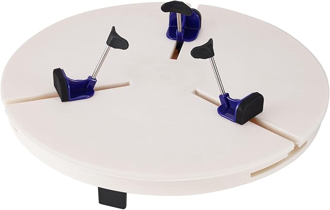 JIAWANSHUN Pottery Machine Turntable Clamp, Adjustable Ceramic Art Repair Tool, Portable Pottery Centering Tool, Ceramic Pottery Trimming Turntable Tools for Ceramic Beginners Professionals