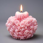 Rose Flower Heart Peony Resin Casting - Resin Casting Silicone Molds for Home Decor & Candle Making Wave Spiral Mold