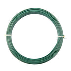 Green Enameled Steel Floral Wire, 14 Gauge SWG, .080 in / 2.032 mm, 100 ft / 30.5 m Coil
