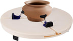 JIAWANSHUN Pottery Machine Turntable Clamp, Adjustable Ceramic Art Repair Tool, Portable Pottery Centering Tool, Ceramic Pottery Trimming Turntable Tools for Ceramic Beginners Professionals