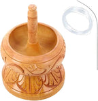 SHOP LC DELIVERING JOY Clay Bead Spinner Kit for Jewelry Making with Big Eye Beading Needle and 3 mtr Wire - Necklace Bracelet Maker Wooden Crafting Birthday Gifts for Womens - Haldoo