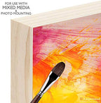 Ampersand Art Supply Unprimed Basswood Artist Panel, 1-1/2" Cradled Profile, 5"x7"